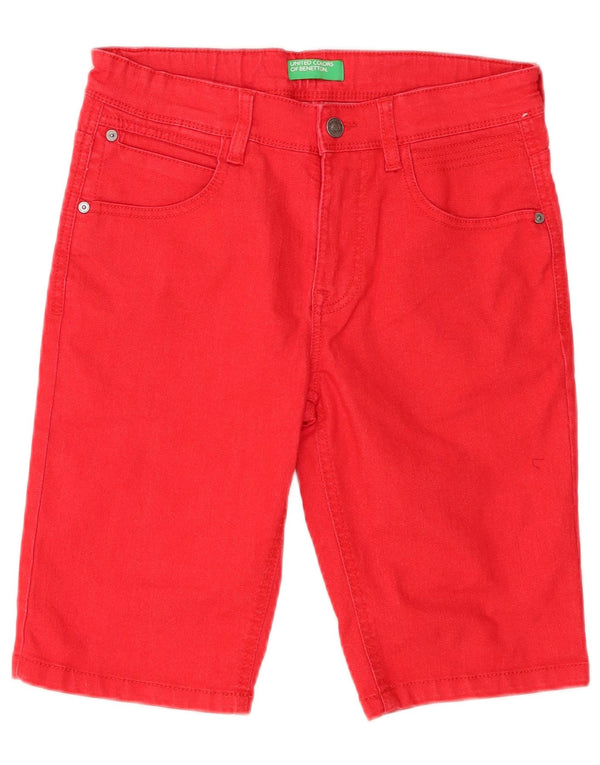 Benetton Boys denimshorts 15-16 år W29 Rød