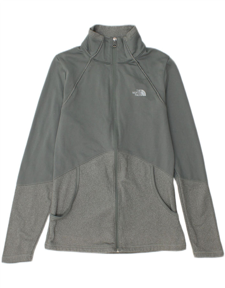 THE NORTH FACE Womens Tracksuit Top Jacket UK 10 Small Grey Polyester