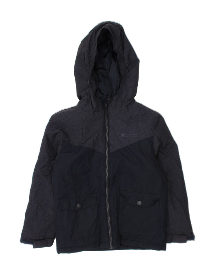 MOUNTAIN WAREHOUSE Boys Windbreaker Jacket 5-6 Years Navy Blue Colourblock Vintage Mountain Warehouse and Second-Hand Mountain Warehouse from Messina Hembry 