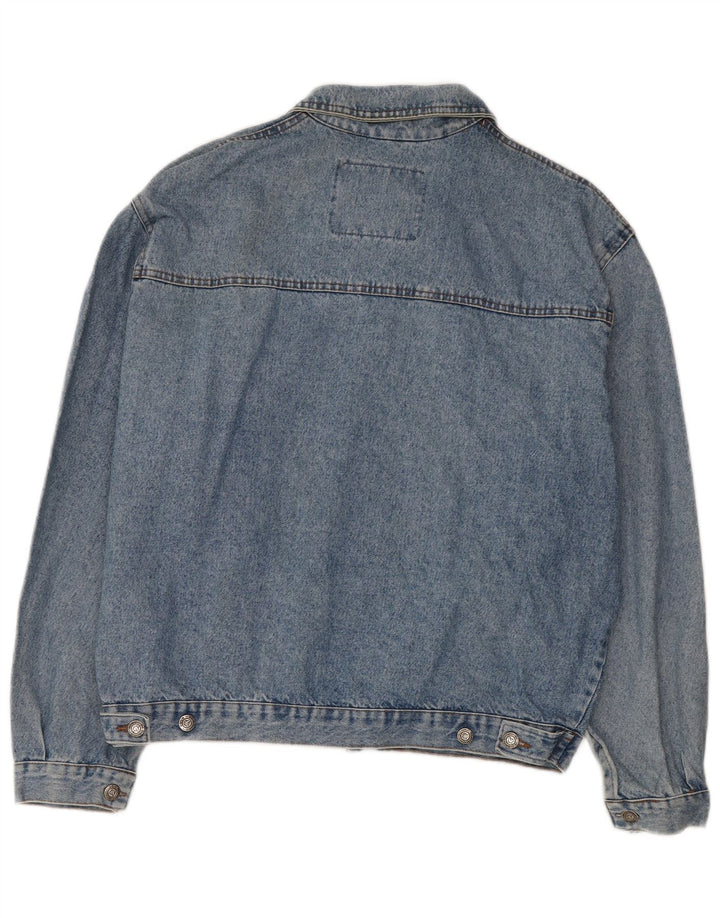 Vintage Mens Denim Jacket UK 42 XL Blue Cotton