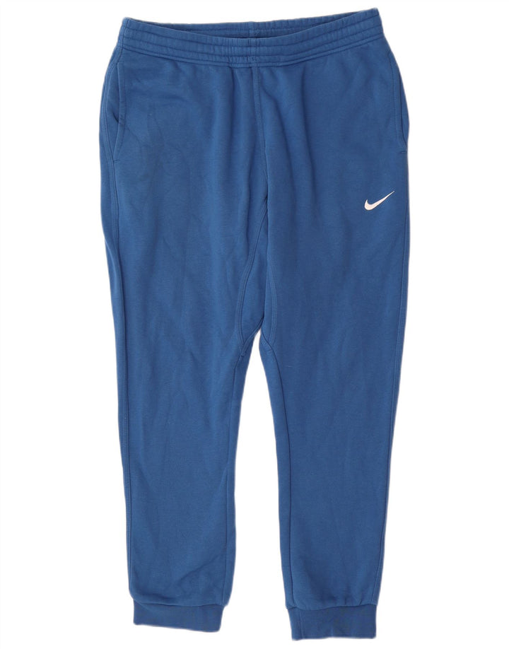 Nike Pantalon de survêtement pour homme en coton bleu Taille L