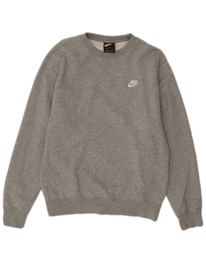 Nike Mens Sweatshirt Jumper Small Grey Cotton