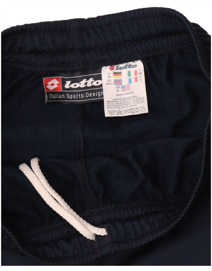 Lotto Mens Tracksuit Trousers UK 38/40 Medium Navy Blue Polyester
