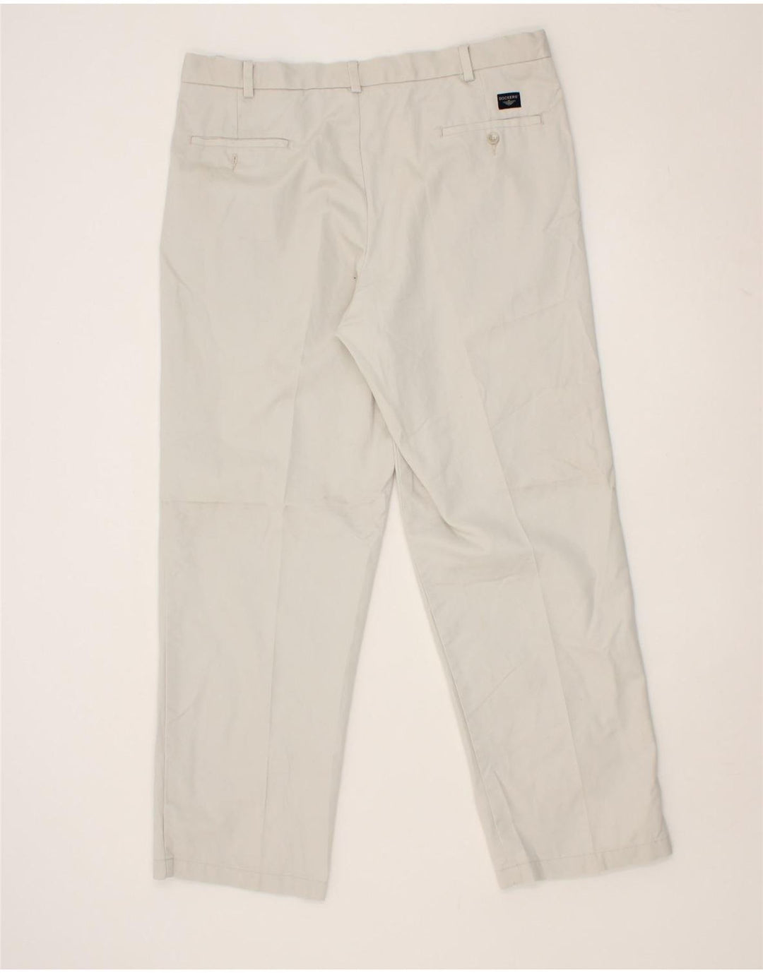 DOCKERS Mens Pegged Chino Trousers W38 L32 Grey Cotton Vintage Dockers and Second-Hand Dockers from Messina Hembry 