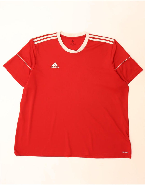 Adidas muška Aeroready majica kratkih rukava 3XL crveni poliester