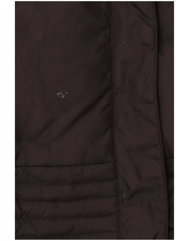 TRUSSARDI JEANS Womens Padded Coat IT 48 XL Black Polyamide