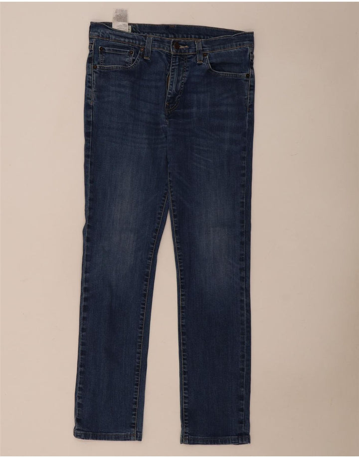 Levi's Womens 511 Slim Jeans W33 L34 Blue Cotton