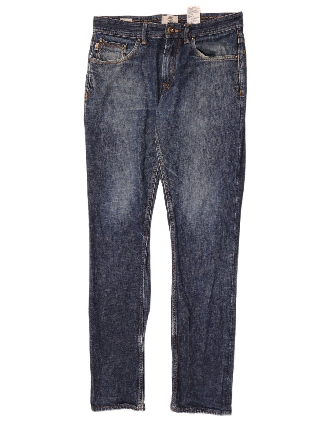 Timberland Mens Slim Jeans W32 L33 Blue Cotton
