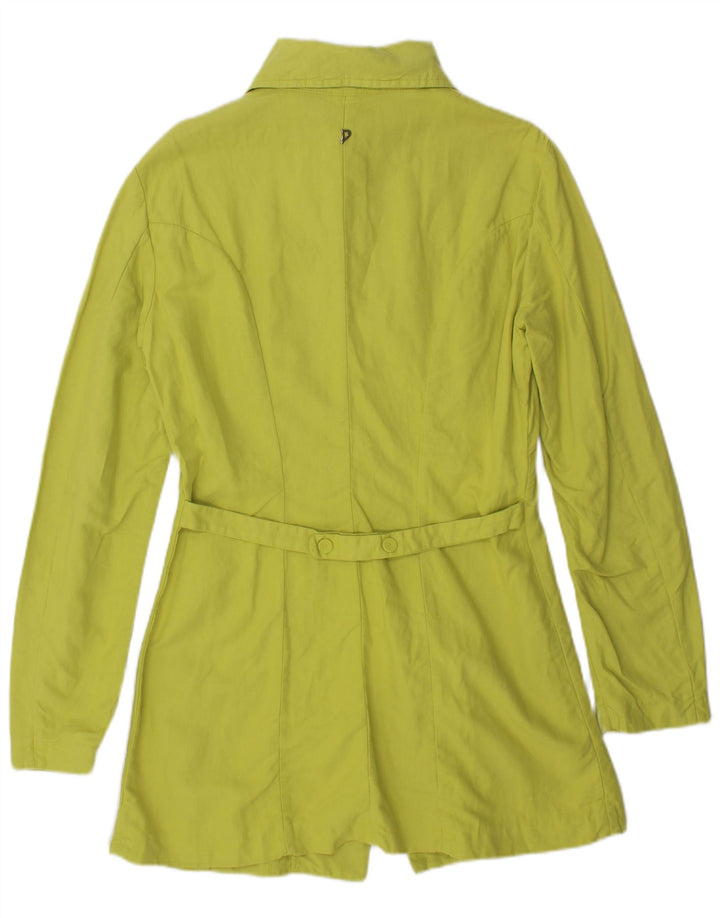 Vintage mujer abrigo Reino Unido 14 verde grande