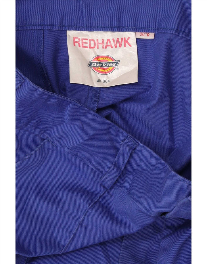 Мужские прямые брюки-карго Dickies W36 L30 синие из полиэстера