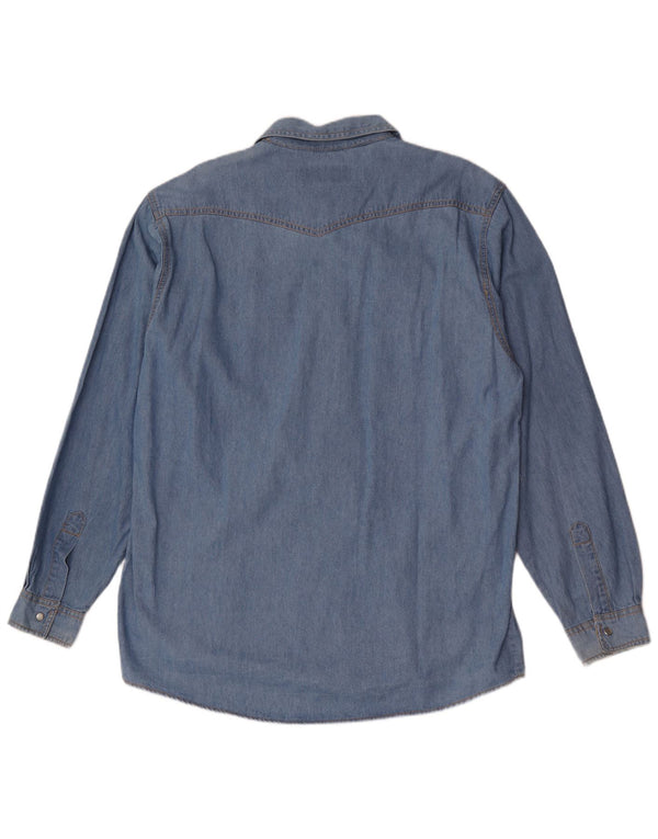 Mondial Camisa Vaquera Hombre 2XL Algodón Azul