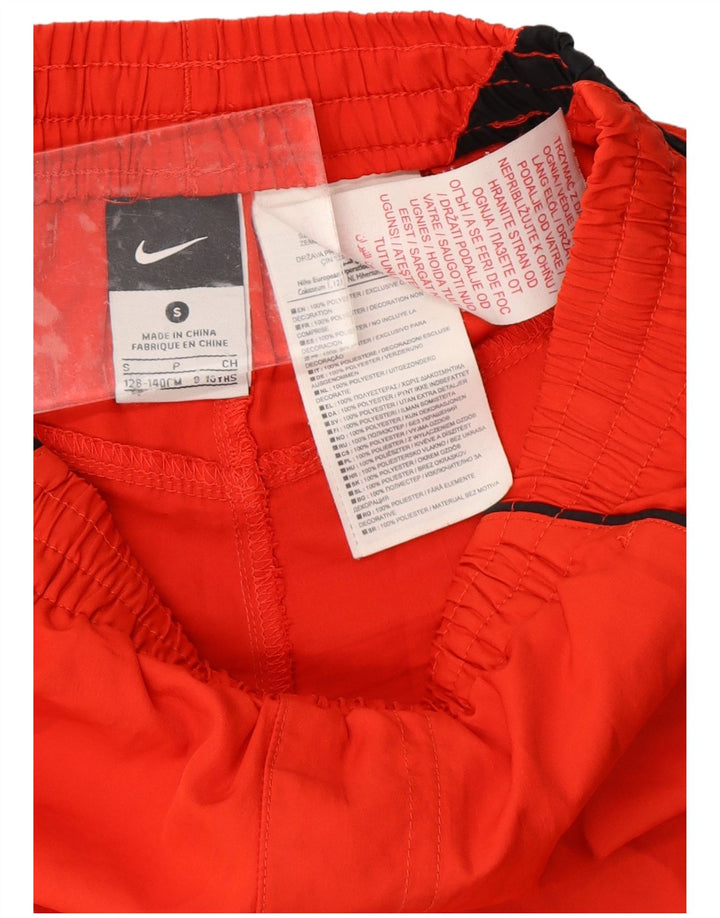 NIKE Sportsshorts til drenge 8-9 år Small Red Colourblock Polyester