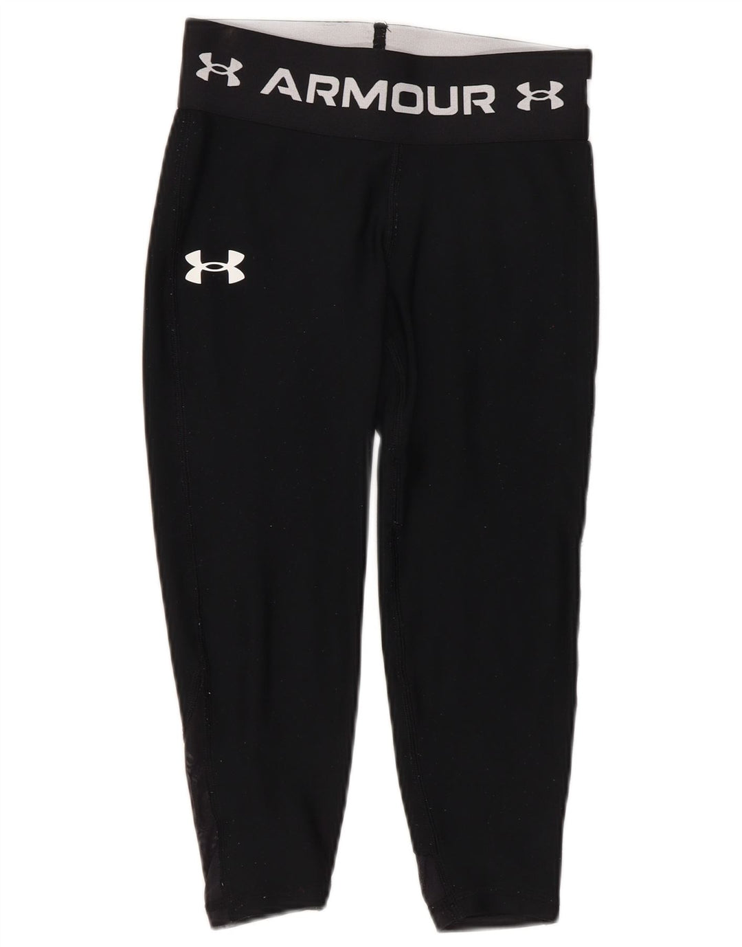 Under Armour Girls Grafiske Capri Leggings 7-8 år Lille sort polyester