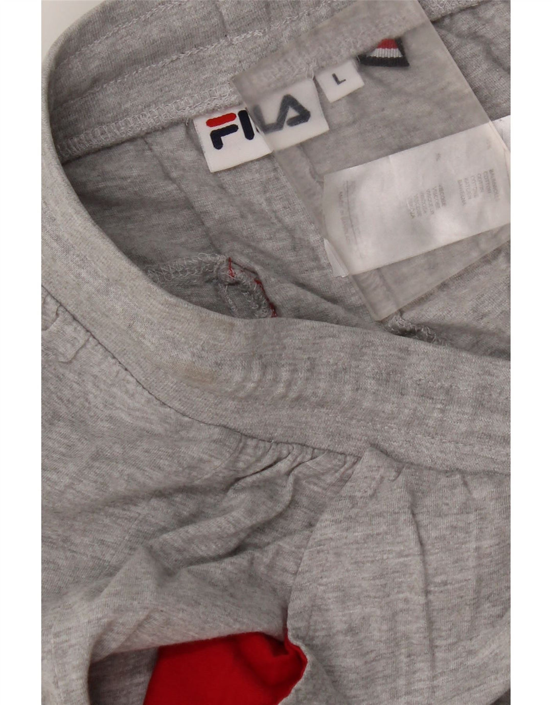 Pantaloni da tuta da uomo Fila Joggers Large in cotone grigio
