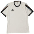 ADIDAS Mens Climalite T-Shirt Top Medium White Polyester