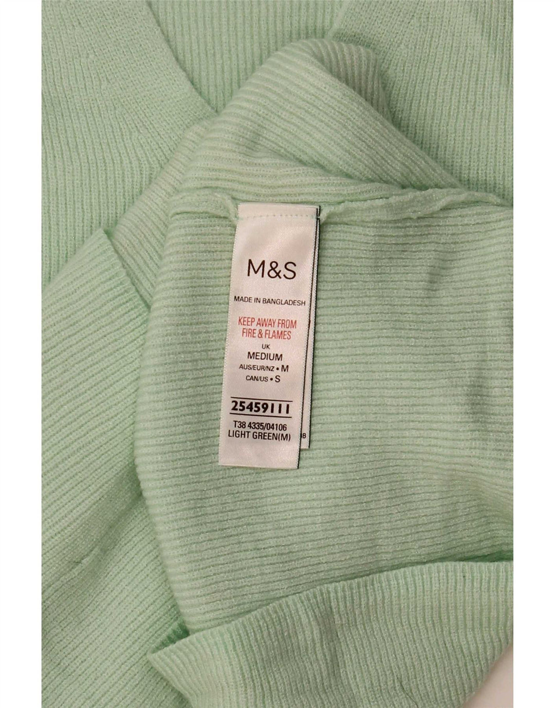Marks & Spencer Damebluse Top UK 12 Medium Green Viscose