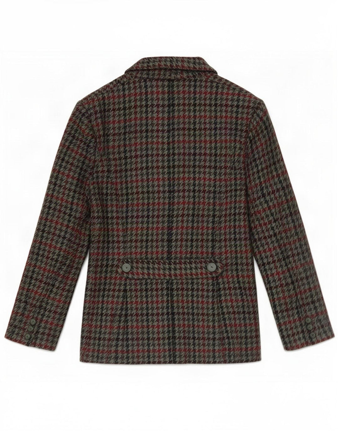 Vintage Womens Blazer Jacket UK 12 Medium Multicoloured Houndstooth