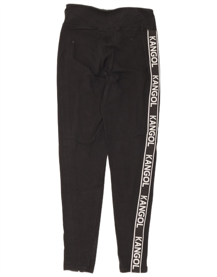 Damskie legginsy Kangol Graphic UK 12, średnia czarna bawełna