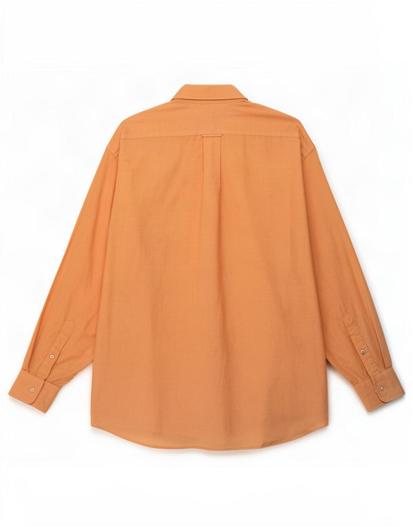 Tommy Hilfiger Chemise coupe régulière pour homme Taille 17 XL Coton orange