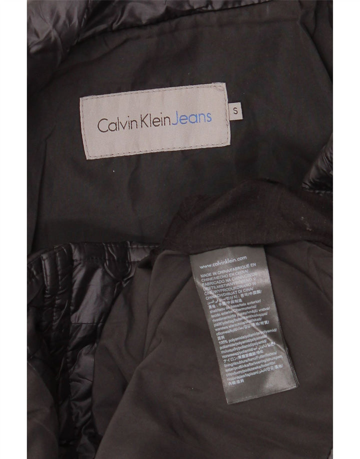 Calvin Klein Jeans Womens Oversized Padded Jacket UK 10 Small Black