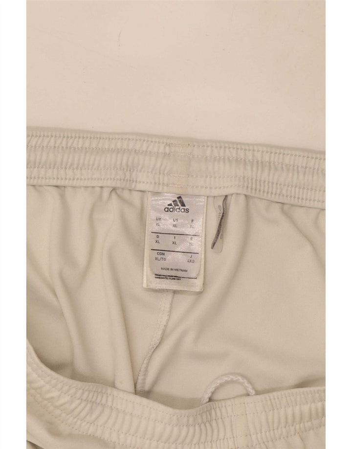 Pantaloncini sportivi Adidas Climalite da uomo XL poliestere bianco
