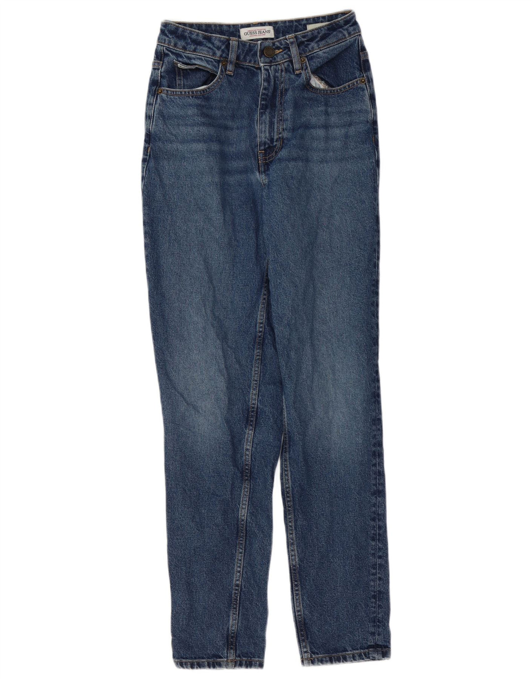 Guess Womens Tapered Jeans W25 L29 Blue Cotton