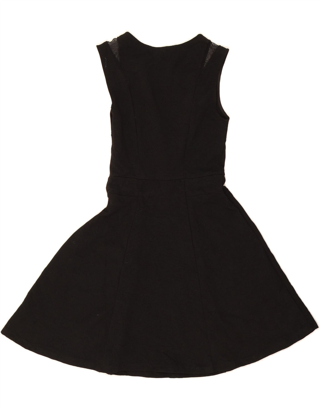 MOSSIMO Womens Sleeveless A-Line Dress UK 10 Small Black Polyester Vintage Mossimo and Second-Hand Mossimo from Messina Hembry 