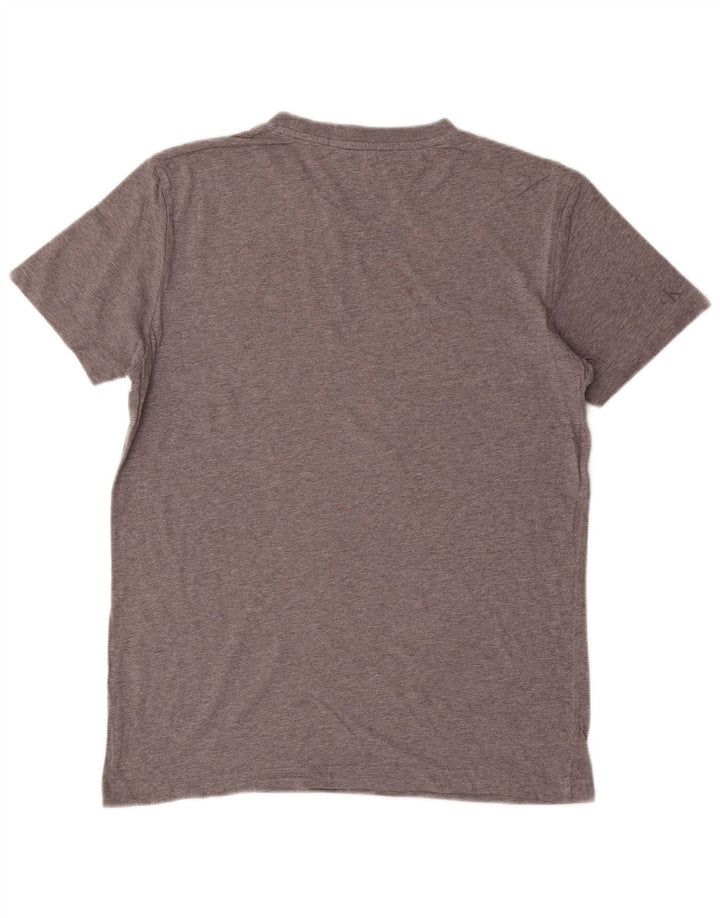 Calvin Klein Jeans Mens Graphic T-Shirt Top Medium Grey Colourblock