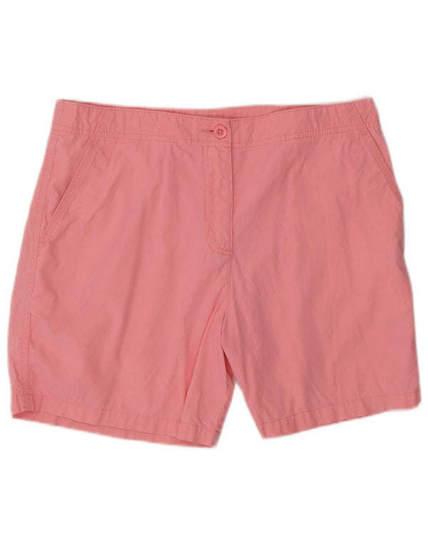 Marks & Spencer Freizeitshorts für Damen UK 12 Medium W32 Rosa Baumwolle