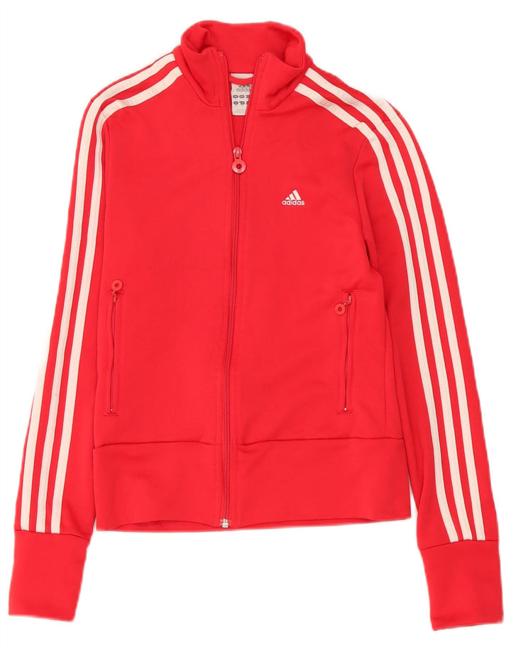 Adidas Damen Trainingsanzug Top Jacke UK 8 Small Pink