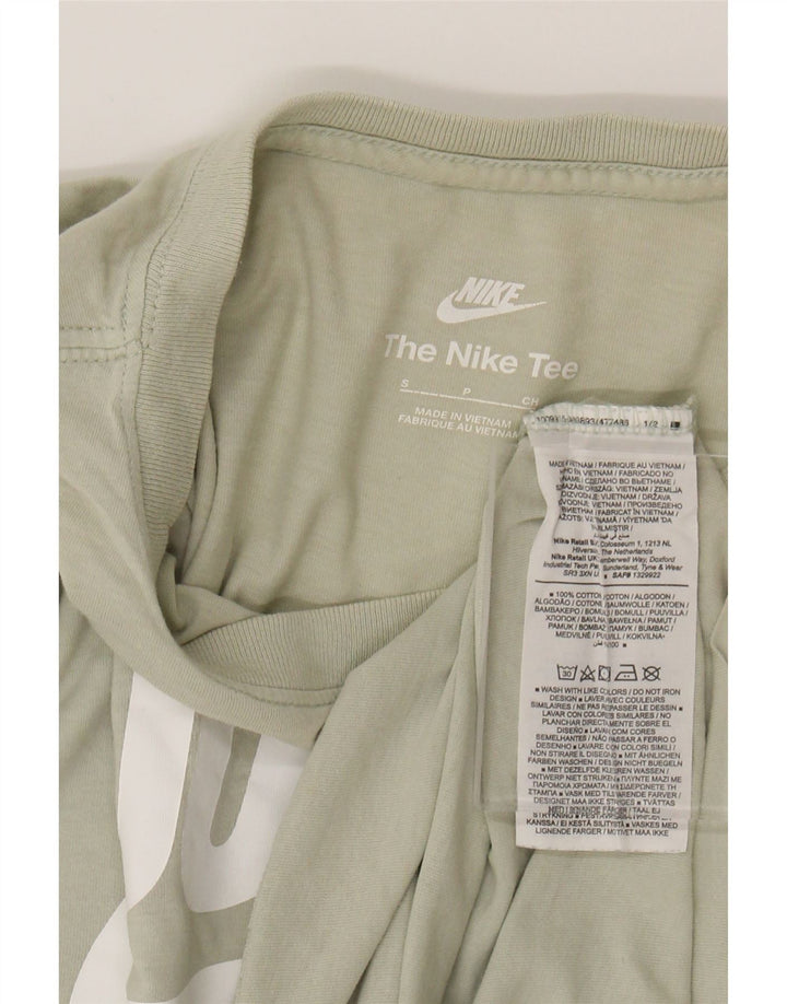 NIKE Mens Graphic T-Shirt Top Small Green Cotton Vintage Nike and Second-Hand Nike from Messina Hembry 
