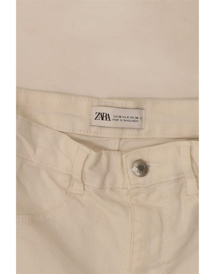 Zara Γυναικείο Slim Jeans EU 38 Small W28 L27 Λευκό
