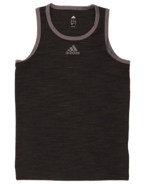 Adidas Herrevest Top Small Black Flecked Polyester