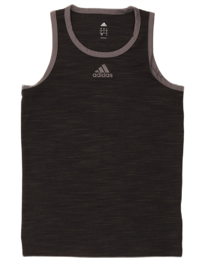 Adidas Herrevest Top Small Black Flecked Polyester