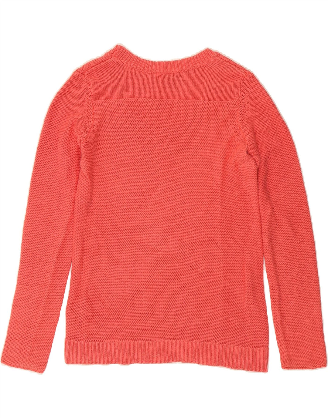 EDDIE BAUER Womens Oversized Boat Neck Jumper Sweater UK 10 Small Red Vintage Eddie Bauer and Second-Hand Eddie Bauer from Messina Hembry 