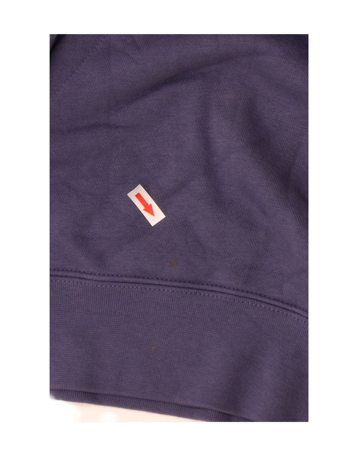Nike Mens Hoodie Jumper Small Navy Blue Cotton