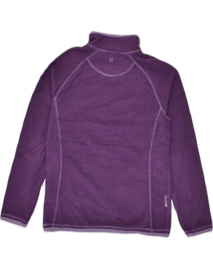 MOUNTAIN WAREHOUSE Womens Zip Neck Fleece Jumper UK 8 Small  Purple | Vintage Mountain Warehouse | Thrift | Second-Hand Mountain Warehouse | Used Clothing | Messina Hembry 