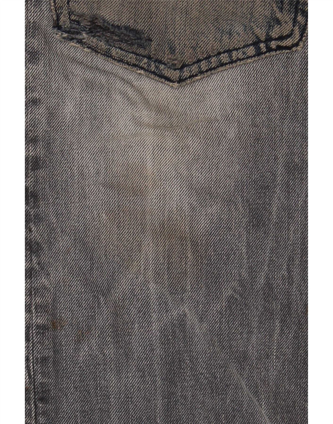 Diesel Mens Distressed Cargo Straight Jeans W32 L34 Blue Cotton