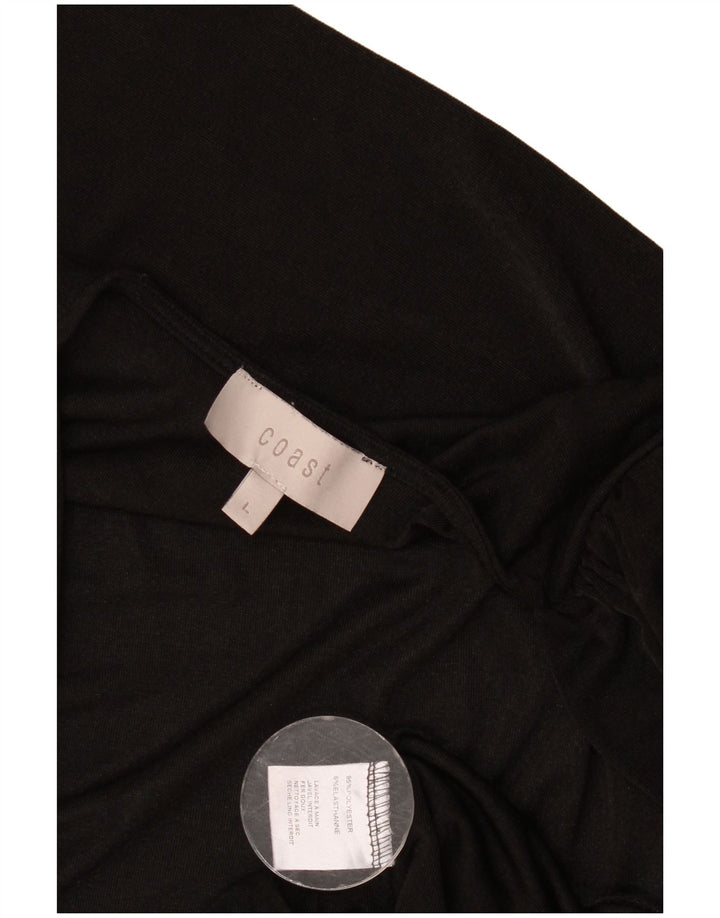Coast langærmet bodysuit til kvinder UK 14 Stor sort polyester