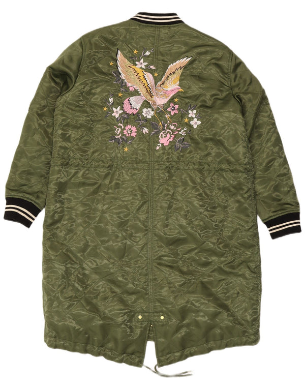 Gap Abrigo acolchado extragrande para mujer UK 46 Poliéster verde grande