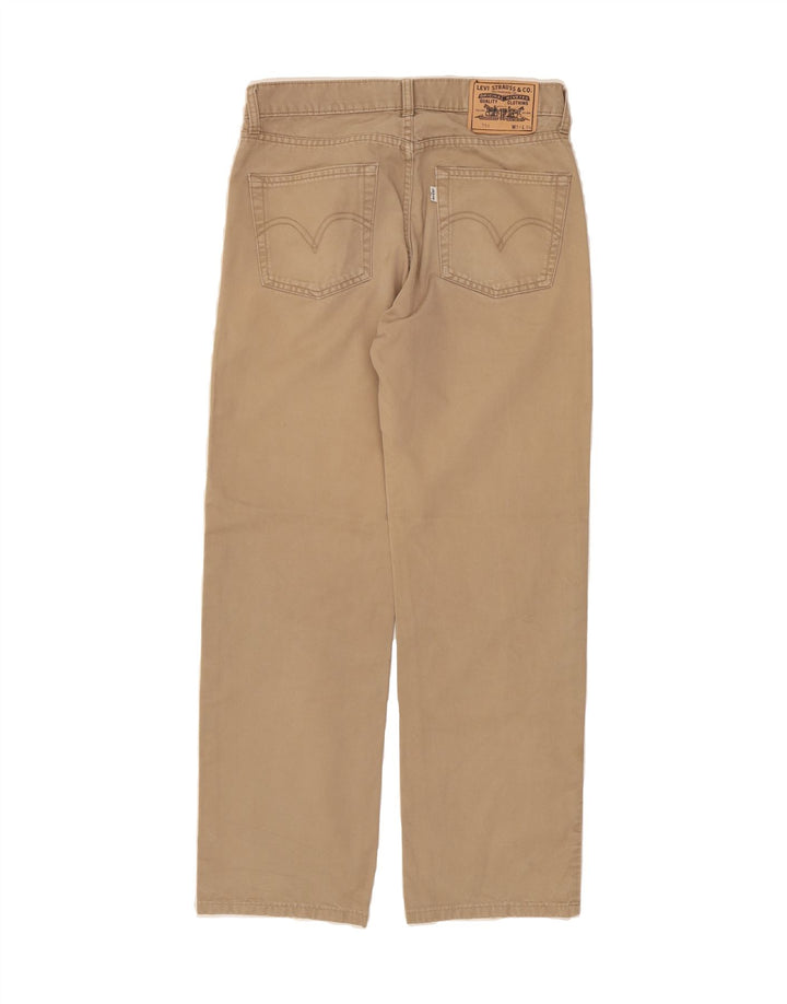 LEVI'S Mens 751 Straight Casual Trousers W31 L28 Beige Cotton Vintage Levi's and Second-Hand Levi's from Messina Hembry 