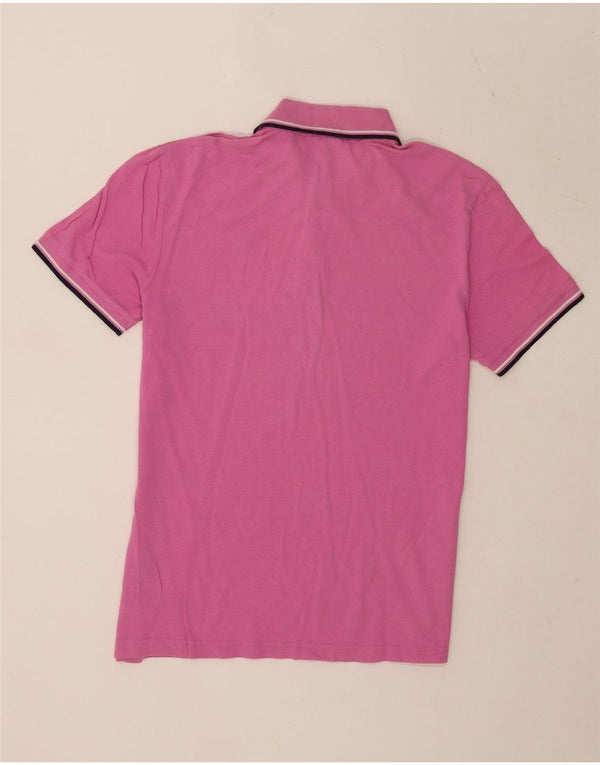 Diadora Polo Hombre XL Rosa Rayas