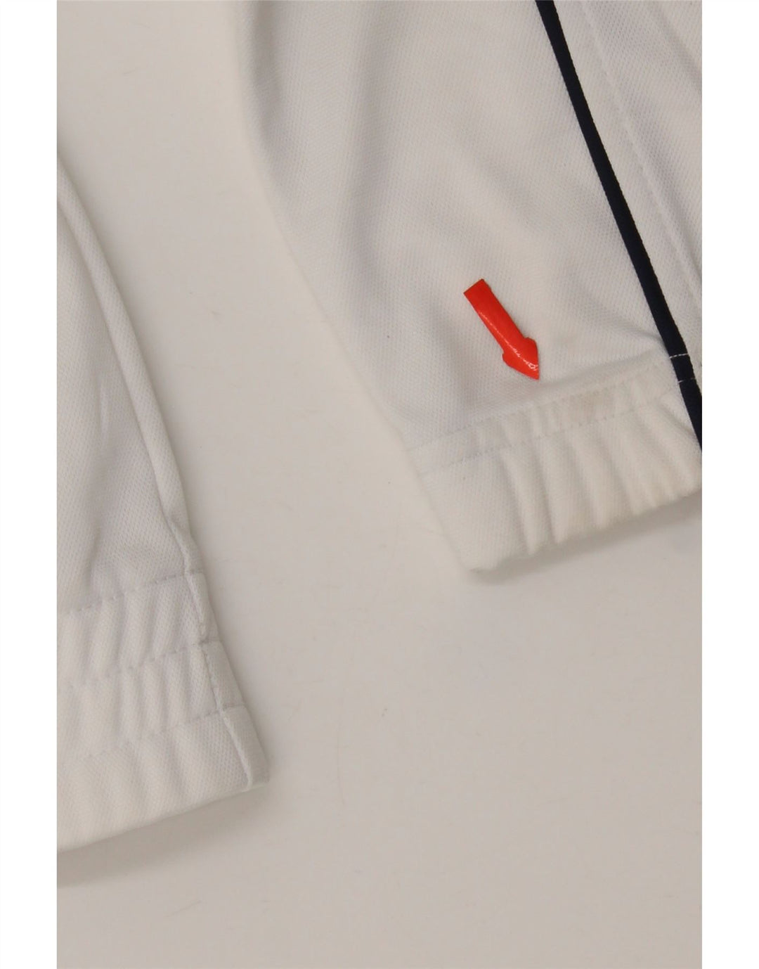 Asics Boys Graphic Tracksuit Top Jacket 7-8 Years White Colourblock