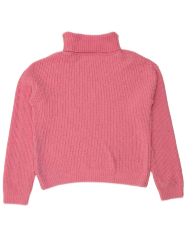 Marks & Spencer Rollkragenpullover für Mädchen, 13–14 Jahre, Rosa, Polyamid