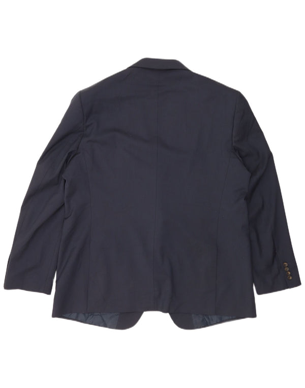 Marks & Spencer Chaqueta tipo blazer con 2 botones para hombre UK 48 2XL Poliéster azul marino
