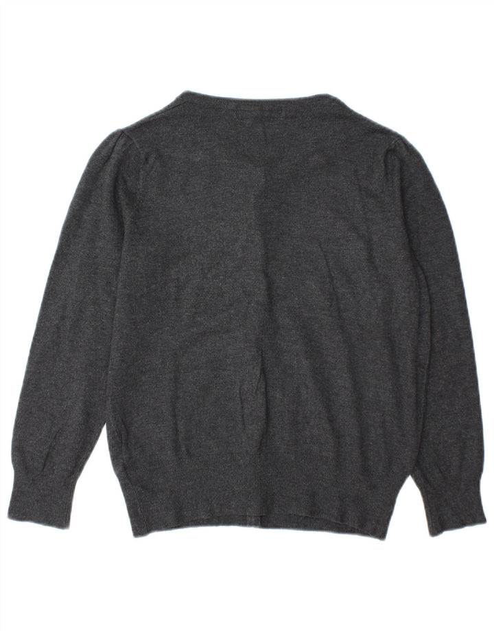 Marks & Spencer Womens Cardigan Sweater UK 10 Small Grey Viscose