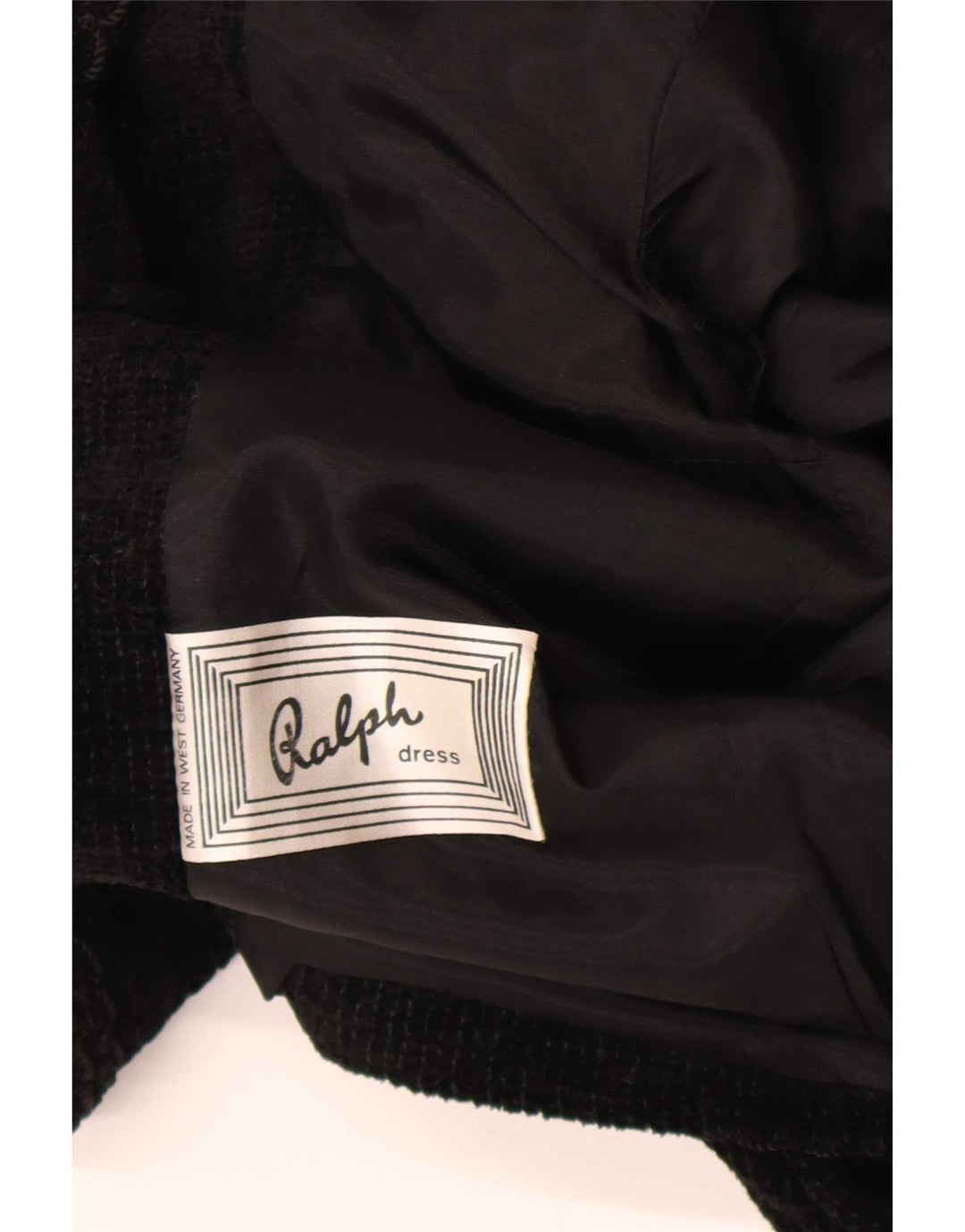 Ralph Veste blazer croisée pour femme UK 8 Small Noir