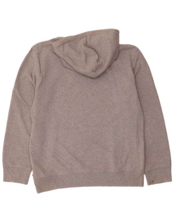 Maglione con cappuccio grafico da uomo Levi's Large in cotone grigio