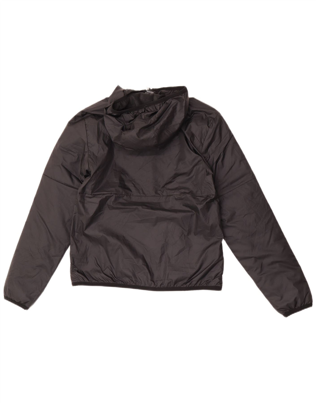 Nike Herren Graphic Hooded Windbreaker Jacke UK 36 Small Schwarz Polyester