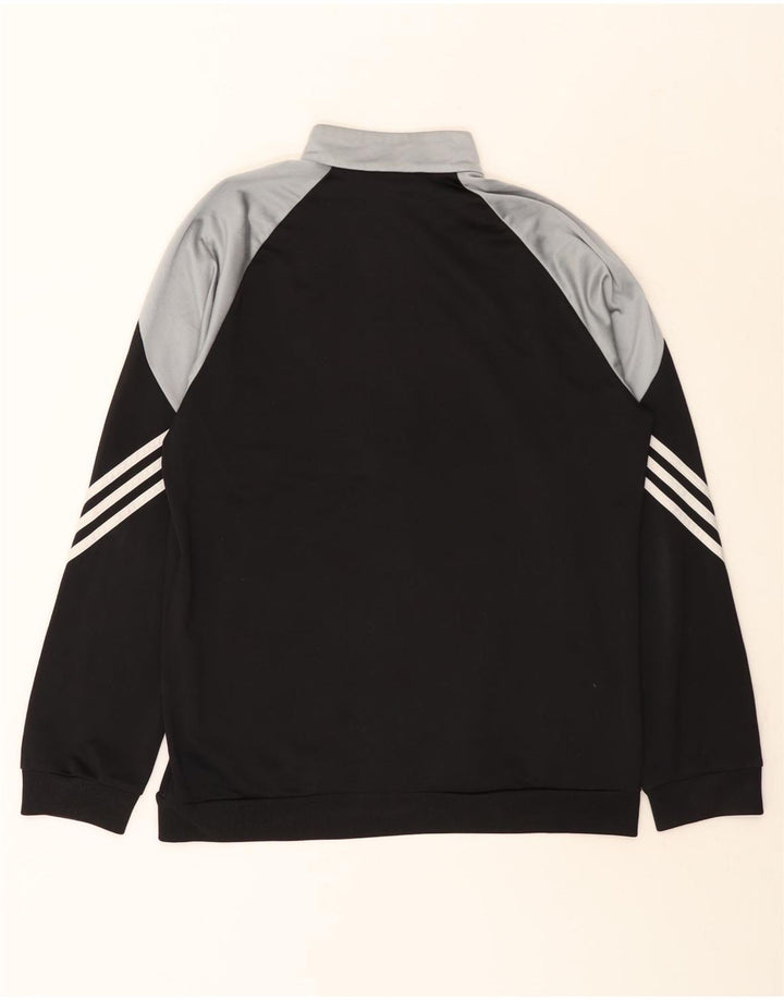 Adidas Mens Full Tracksuit Large  Black Colourblock Polyester